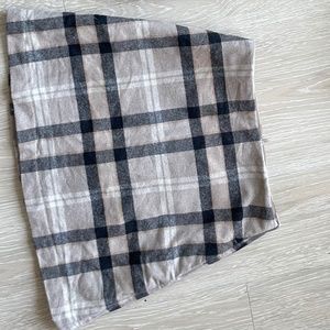 Wilfred plaid wool mini-skirt